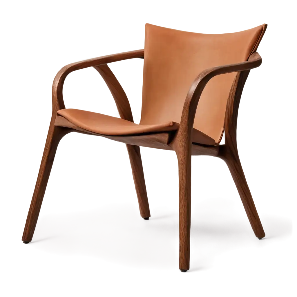 Floating Architectural Accent Chair Left (Flipped)