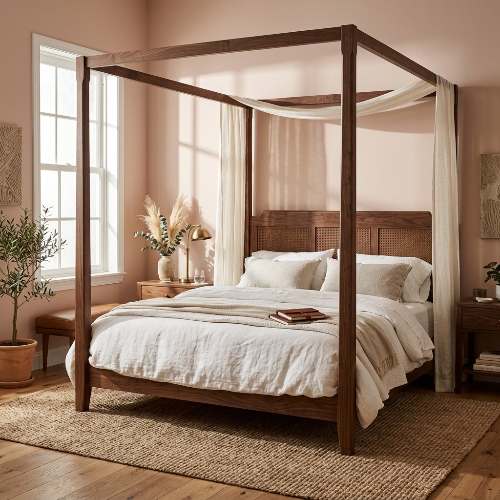 Vallejo Solid Wood Poster Bed